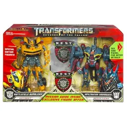 TRANSFORMERS REVENGE OF THE FALLEN BATTLEFIELD BUMBLEBEE versus INFILTRATION SOUNDWAVE