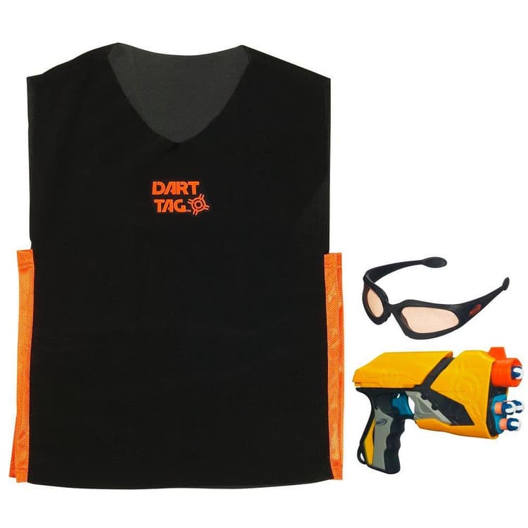 CONJUNTO COMPLETO NERF DART TAG PARA 1 JOGADOR