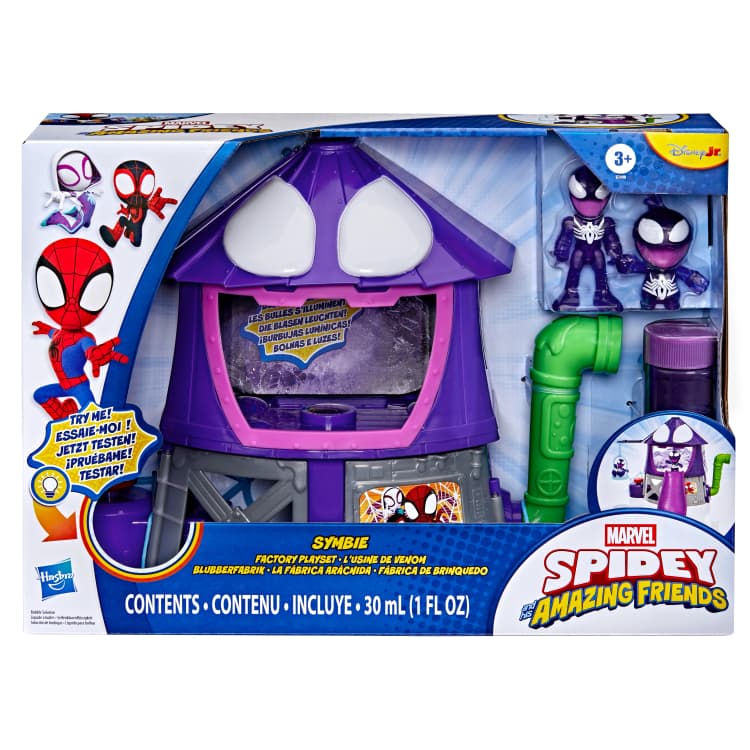 Marvel Spidey and his Amazing Friends Symbie Factory Playset