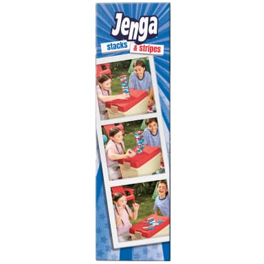 Official Hasbro Jenga Stacks and Stripes Party Game