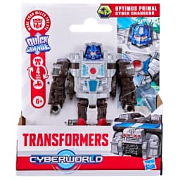 Transformers CYBERWORLD Cyber Changers Optimus Primal Action Figure