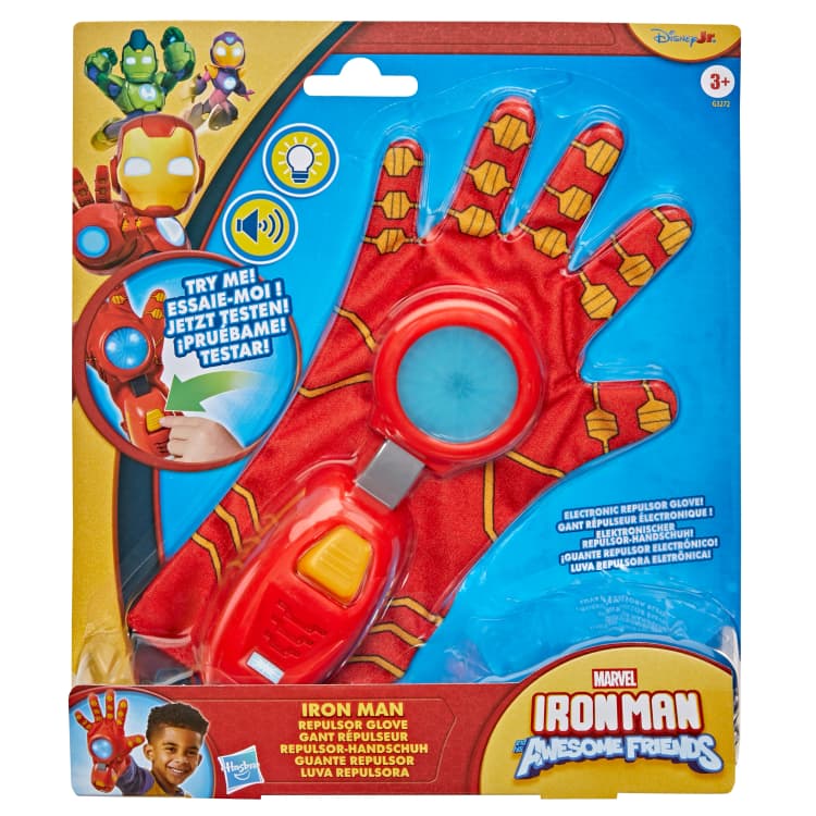 Marvel Iron Man and his Awesome Friends Repulsor Glove, Electronic Role Play Toy