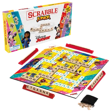 Scrabble Junior: Disney Junior Edition Kids Board Game