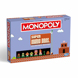 Monopoly: Super Mario Bros. Collector's Edition Board Game Ages 8 and Up