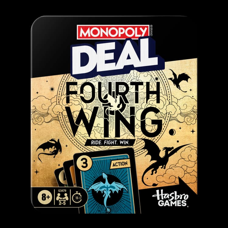 Monopoly Deal Fourth Wing Edition Game