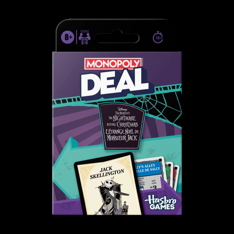 Monopoly Deal: Tim Burton's The Nightmare Before Christmas Edition Card Game