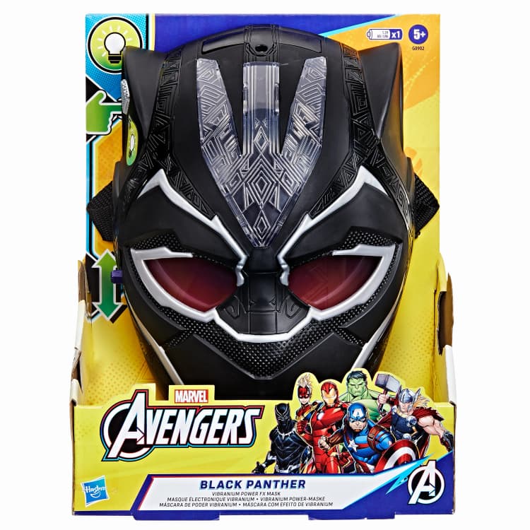 Marvel Avengers Black Panther Vibranium Power FX Mask Electronic Roleplay Toy