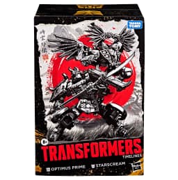 Transformers Timelines Starscream and Optimus Prime Action Figures