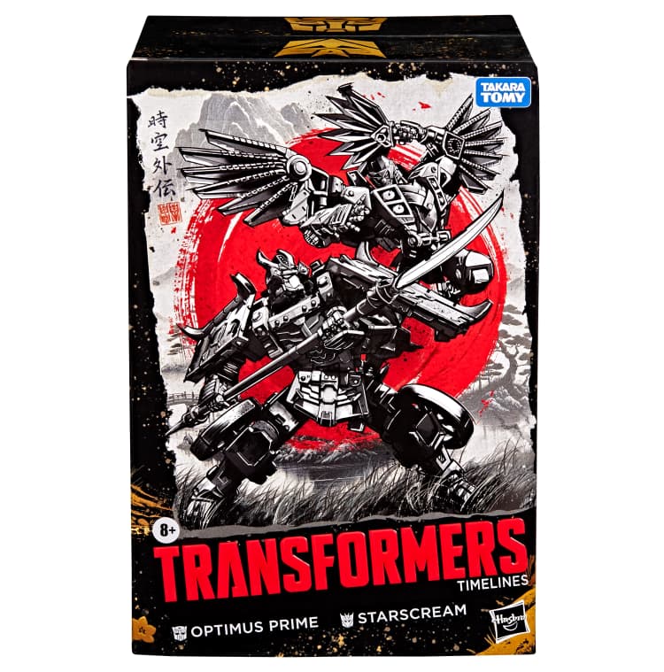 Transformers Timelines Starscream and Optimus Prime Action Figures