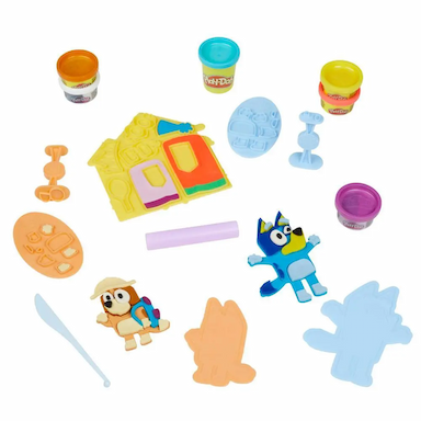 Play-Doh Bluey Make 'n Mash Costumes Playset with 11 Cans