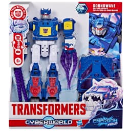 Transformers CYBERWORLD Soundwave Deep Sea Explorer Energon Surge Action Figure