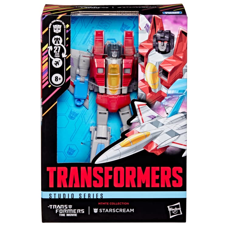 Transformers Studio Series Starscream, The Transformers: The Movie 6.75-inch Figure, 8+
