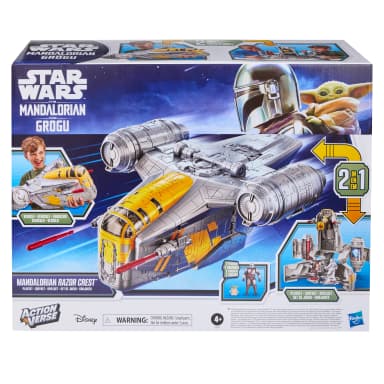 Star Wars ActionVerse Mandalorian Razor Crest Playset
