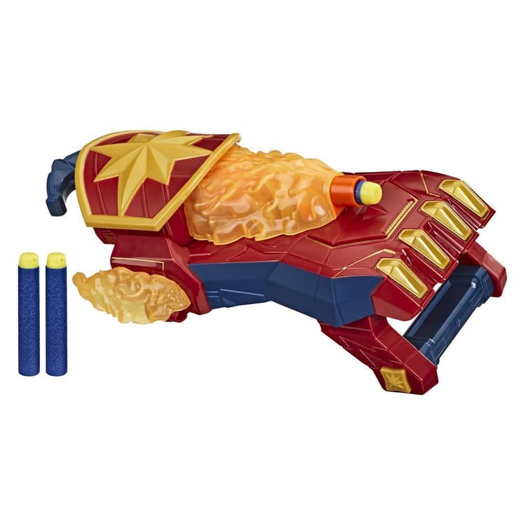 NERF Power Moves Marvel Avengers Captain Marvel Photon Blast NERF, pileaffyrende legetøj, rollespil for børn, fra 5 år