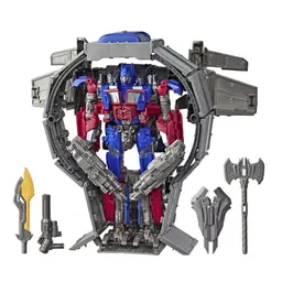 Transformers Toys Studio Series 44 Leader Class Transformers: Dark of the Moon movie Optimus Prime Action Figure