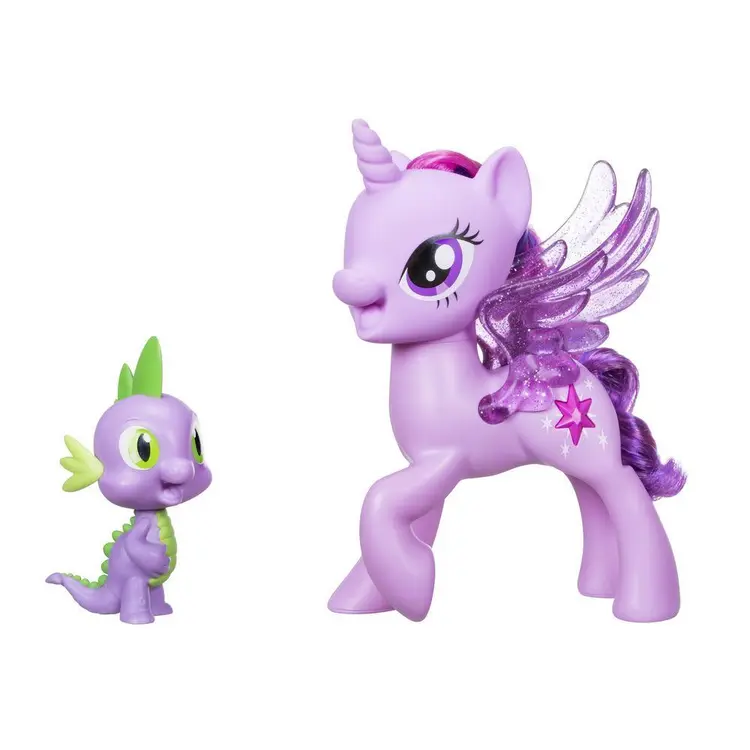 My little Pony Movie Prinzessin Twilight Sparkle & Spike, der Drache Singendes Duo