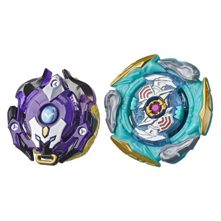 Beyblade Burst Surge Speedstorm Glide Dullahan D6 und Minoboros M6 Kreisel Doppelpack – 2 Battle Kreisel, Spielzeug für Kinder