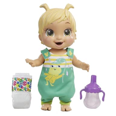 Baby Alive Hüpfendes Kicher-Baby, Frosch-Outfit, blondhaarig