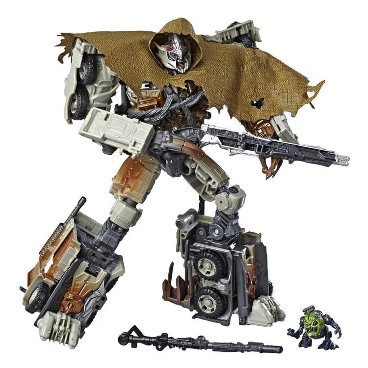 Transformers Toys Studio Series 34 Leader Class Dark of the Moon Movie Megatron with Igor Action Figure - Kids Ages 8 and Up, 8.5-inch