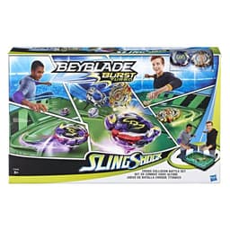 Beyblade Burst Turbo Slingshock Cross Collision Battle Set