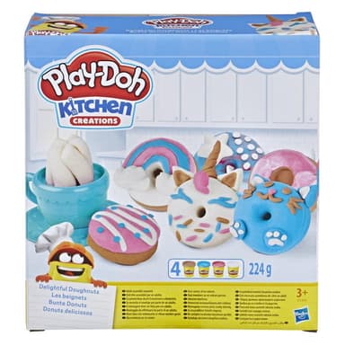 Play-Doh Kitchen Creations Delightful Donuts Set with 4 Colors