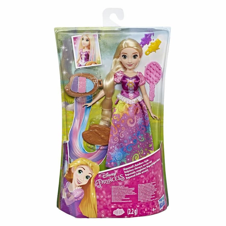 Disney Princess Rainbow Styles Rapunzel, Hair Play Doll