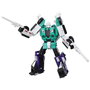 Transformers Generations Titans Return Leader Class Six Shot & Decepticon Revolver
