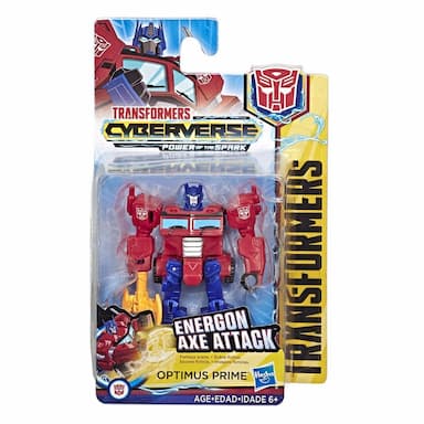 Transformers Toys Cyberverse Action Attackers Scout Class Optimus Prime Action Figure