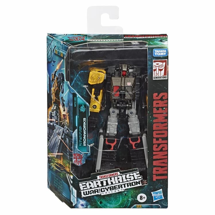 Transformers Toys Generations War for Cybertron: Earthrise Deluxe WFC-E8 Ironworks Modulator Figure, 5.5-inch