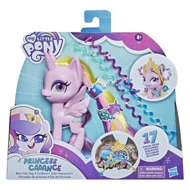 My Little Pony Best Hair Day Princess Cadance -- 5-Inch Hair-Styling Pony Figure with 17 Accessories, Ages 4 and Up