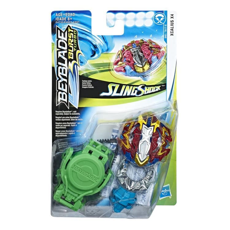 Beyblade Burst Turbo Slingshock Xcalius X4 Starter Pack