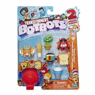 Transformers BotBots Toys Series 1 Greaser Gang 8-Pack -- Mystery 2-In-1 Collectible Figures!