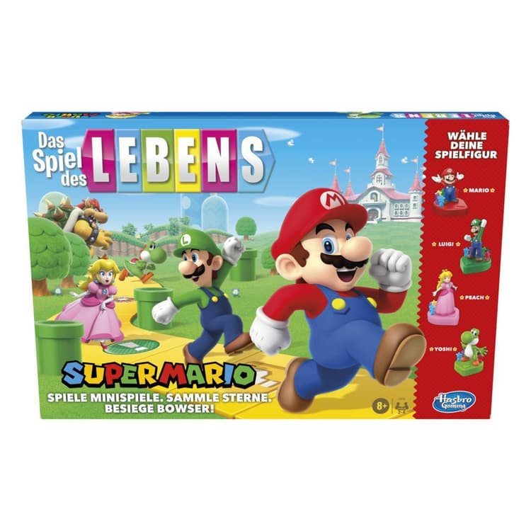 The Game of Life: Super Mario Edition Board Game for Kids Ages 8 and Up