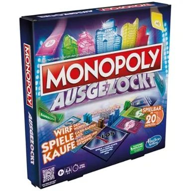 Monopoly Chance Board Game, Fast-Paced Monopoly Game, 20 Min. Average, Ages 8+