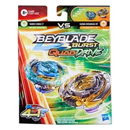 Beyblade Burst QuadDrive Katana Muramasa M7 and Vanish Cobra C7 Spinning Top Dual Pack -- Battling Game Top Toy