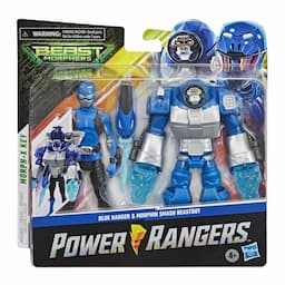 Power Rangers Beast Morphers Blue Ranger and Smash Beastbot 6-inch Action Figures Inspired by the Power Rangers TV Show