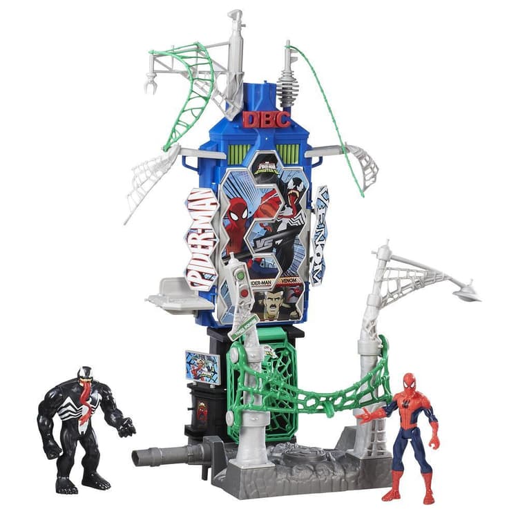 Spider-Man Sinister 6 Web City Skyline Spiel-Set