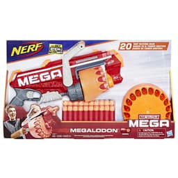Megalodon Nerf N-Strike Mega Toy Blaster with 20 Official Nerf Mega Whistler Darts