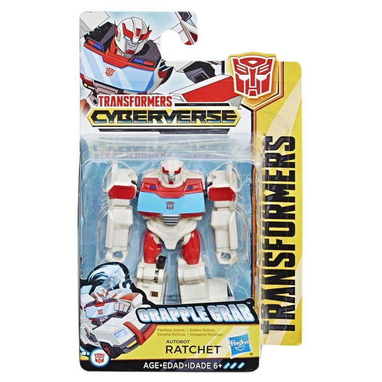 Transformers Cyberverse Action Attackers: Scout Class Autobot Ratchet Action Figure Toy