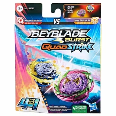 Beyblade Burst QuadStrike Fierce Bazilisk B8 and Hydra Kerbeus K8 Dual Pack, Battling Game Toy