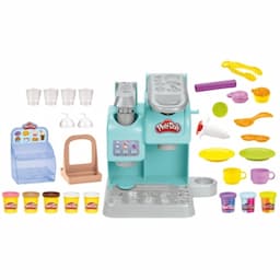 Play-Doh Kitchen Creations Super Colorful Cafe Play Food Coffee Toy with 20 Accessories and 8 Cans