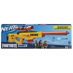 Nerf Fortnite BASR-L Bolt Action, Clip Fed Blaster Includes Removable Scope, 6-Dart Clip, 12 Official Nerf Elite Darts
