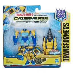 Transformers Toys Cyberverse Spark Armor Sky-Byte Action Figure