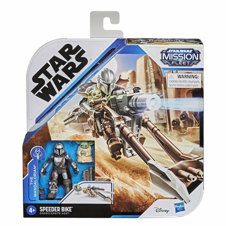 Star Wars Mission Fleet Expedition Class The Mandalorian The Child Battle for the Bounty Figures and Vehicle 