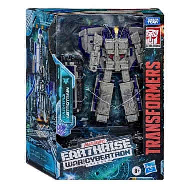 Transformers Toys Generations War for Cybertron: Earthrise Leader WFC-E12 Astrotrain Triple Changer, 7-inch