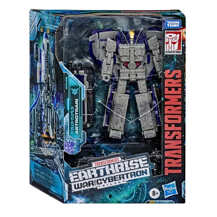 Transformers Toys Generations War for Cybertron: Earthrise Leader WFC-E12 Astrotrain Triple Changer, 7-inch