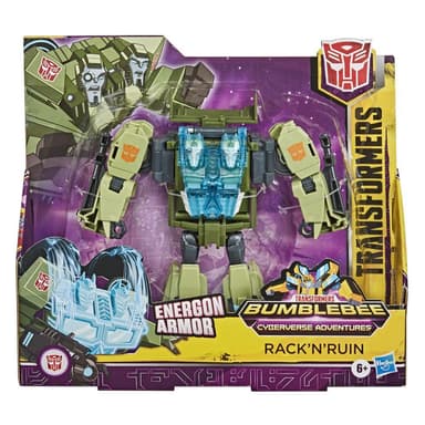 Transformers Toys Cyberverse Ultra Class RACK'N'RUIN Action Figure - Combines with Energon Armor to Power Up - For Kids Ages 6 and Up, 6.75-inch
