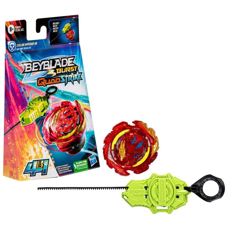 Beyblade Burst QuadStrike Stellar Hyperion H8 Starter Pack