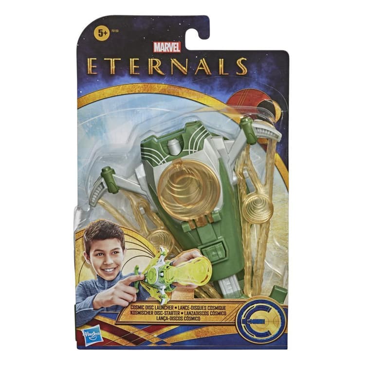 Marvel The Eternals Cosmic Disc Launcher Toy, Inspired By The Eternals Movie, Includes 3 Discs,  For Kids Ages 5 and Up