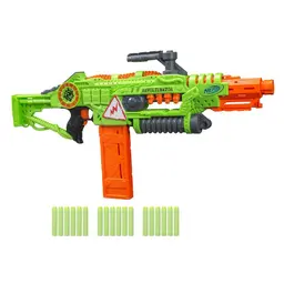 Revoltinator Nerf Zombie Strike Toy Blaster with Motorized Lights Sounds and 18 Official Nerf Darts For Kids, Teens, and Adults
